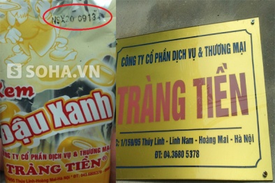 Không đạt tiêu chuẩn chất lượng Kem Tràng Tiền bị phạt 32 triệu đồng